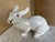 1960s Vintage Hand Painted Terra Cotta Rabbit For Sale - Image 5 of 12
