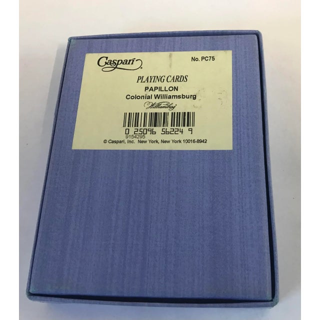 Mid-Century Modern Vintage Caspari Double Deck Boxed Playing Cards For Sale - Image 3 of 5