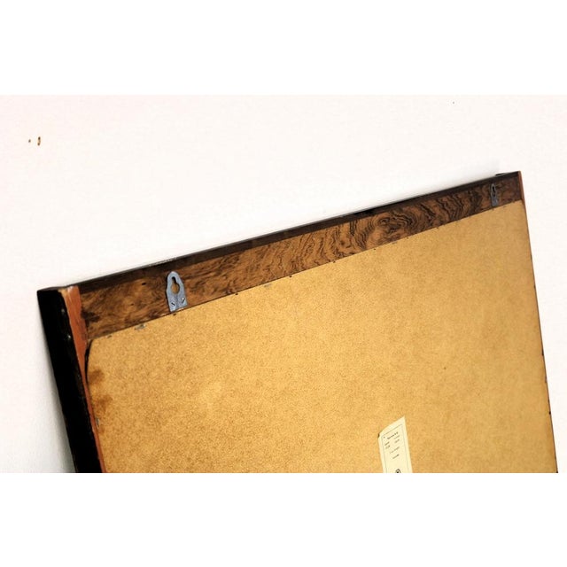 Wood Vintage Large Mirror from Froseke, Sweden, 1960s For Sale - Image 7 of 15