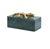 Worlds Away Matthew Izzo Home Allie Green Marble Box With Brass Alligator Handle For Sale - Image 4 of 8