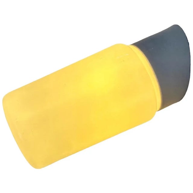 Vintage White Porcelain Wall Light with Milk Glass, 1970s For Sale - Image 11 of 12