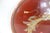 Vintage Japanese Lacquered Wood Tray Round Gold Detail Signed For Sale - Image 9 of 12