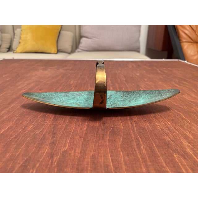 Bronze Bowl by Maurice Ascalon, Pal-Bell, Israel, 1950s For Sale - Image 6 of 11