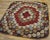 American 1940s Multi Floral Folk Art Penny Antique American Hooked Rug 4' 0''x4' 0'' Woven Wool Carpet For Sale - Image 3 of 12