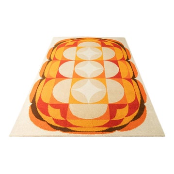 Space Age Rug in the style of Verner Panton, 1970s For Sale