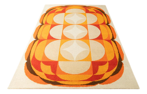Space Age Rug in the style of Verner Panton, 1970s