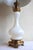 Metal 1920's French Opaline Glass Table Lamp For Sale - Image 7 of 7