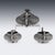 19th Century Antique Indian Kutch Silver Tea Service, Set of 3 For Sale - Image 3 of 18