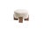 White Cassette Pouf in White by Alter Ego Studio For Sale - Image 8 of 8