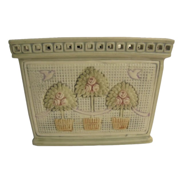 Vintage Weller Pottery Dupont Oblong Planter Cottage Core For Sale