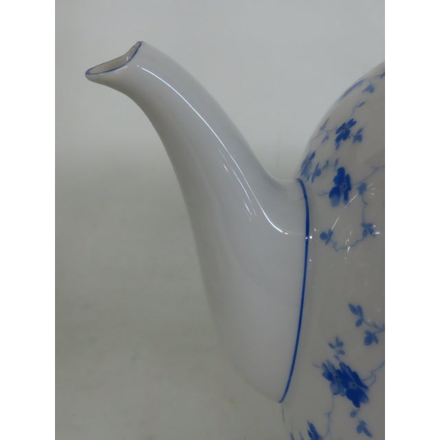 Arzberg Porcelain Blue Flowers Coffee Pot and Lid 4668b For Sale - Image 11 of 15