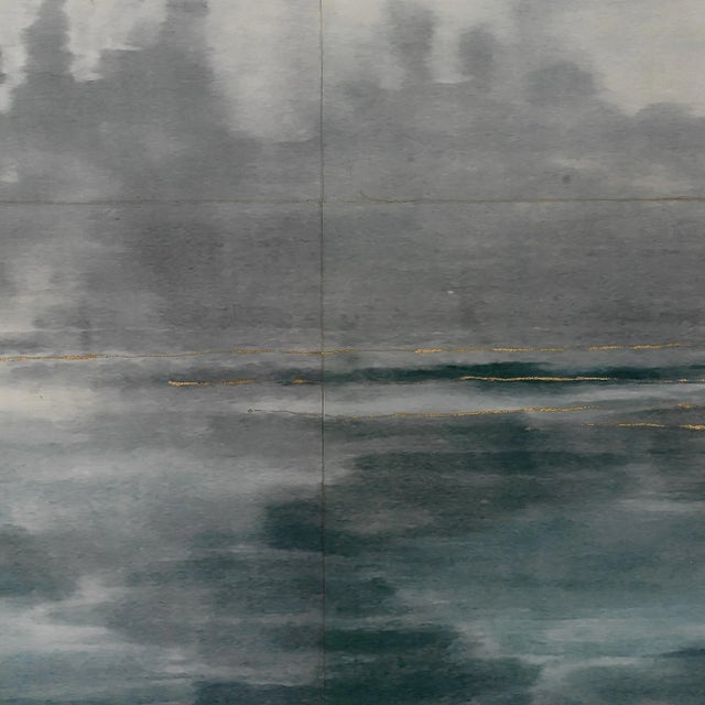 Jamie Young Cloudscape Wall Art in Blue For Sale - Image 4 of 7