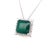 Diamond Emerald Necklace Platinum 9.70 TCW GIA Certified For Sale - Image 4 of 10