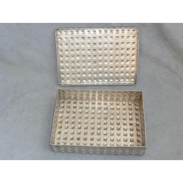 Art Noveau Aluminum Box by Josef Hoffmann, in Good conditions. Designed 1890 to 1919 This piece is attributed to the...