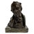 Hans muller bust of a man with a pipe, late 19th century, signed in italics behind the left shoulder. In good condition,...