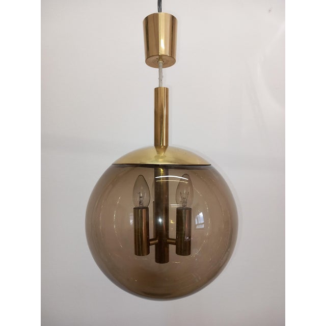 Pendant Lamp from Limburg Glashütte, 1970s, in Very Good conditions. Designed 1960 to 1969 I have official proof of...
