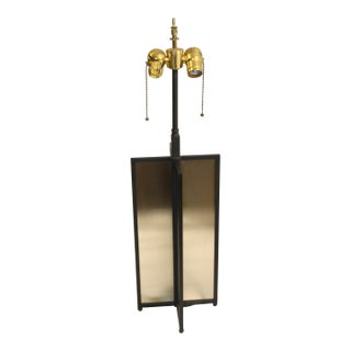 Mid Century Modern Style Brass Table Lamp For Sale