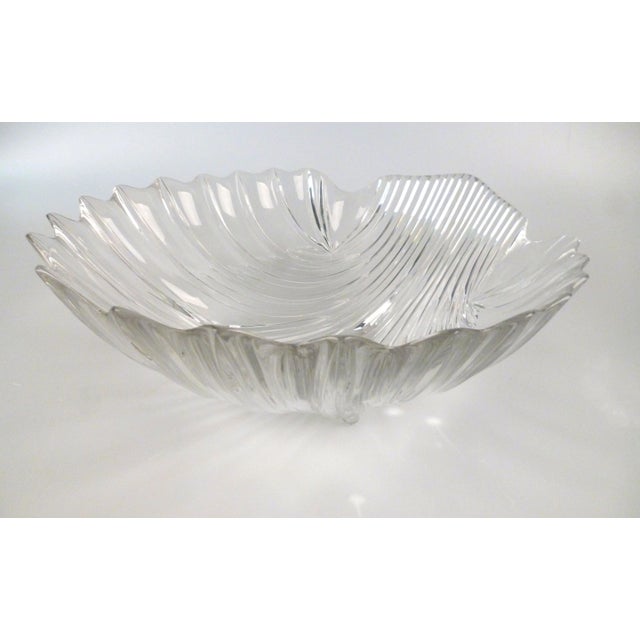Traditional Crystal Seashell Bowl For Sale - Image 3 of 11