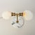Vintage Natural Shell Brass and Marble Nightlight Table Lamp For Sale In Rochester - Image 6 of 15