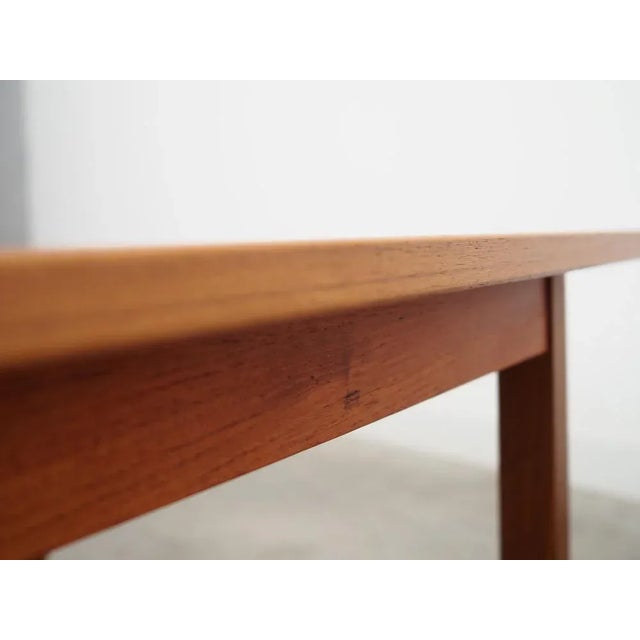 Orange Danish Teak Coffee Table, 1970s For Sale - Image 8 of 11