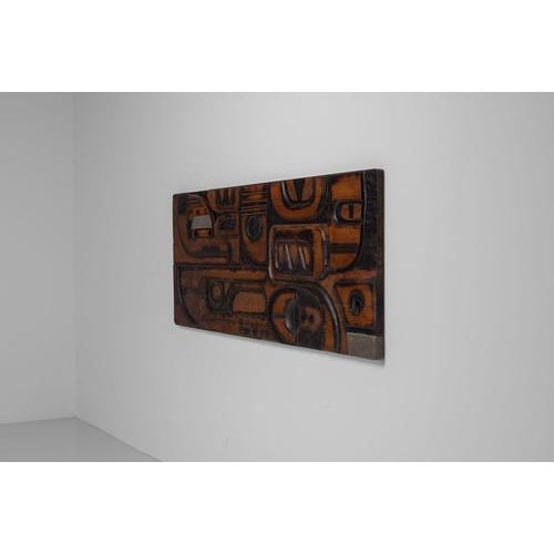 Vintage Wall Panel in Pine by Francesco Pasinato, Italy, 1970s For Sale - Image 17 of 18