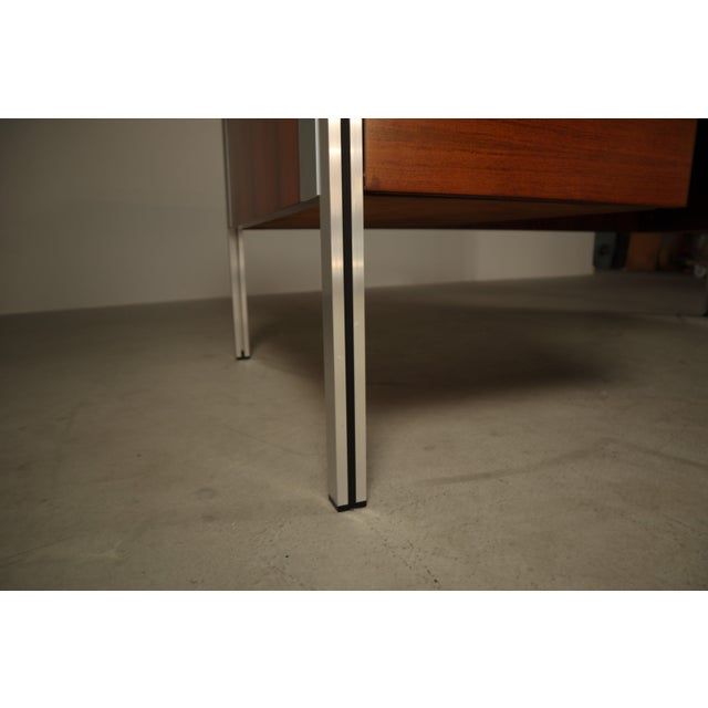 Selene Executive Desk from Ora Acciaio, Italy, 1970s For Sale - Image 12 of 17