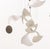 American Modernist Abstract Mobile, silver-tone metal, probably aluminum. 37" H x 31" Diameter. Provenance: From a Warren,...