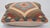 Tribal Arteverk Handwoven Afghan Kilim Pillow — Blue & Red Diamond Medallion For Sale - Image 3 of 3