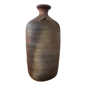 Early 20th Century Japanese Bizen Ware Bottle