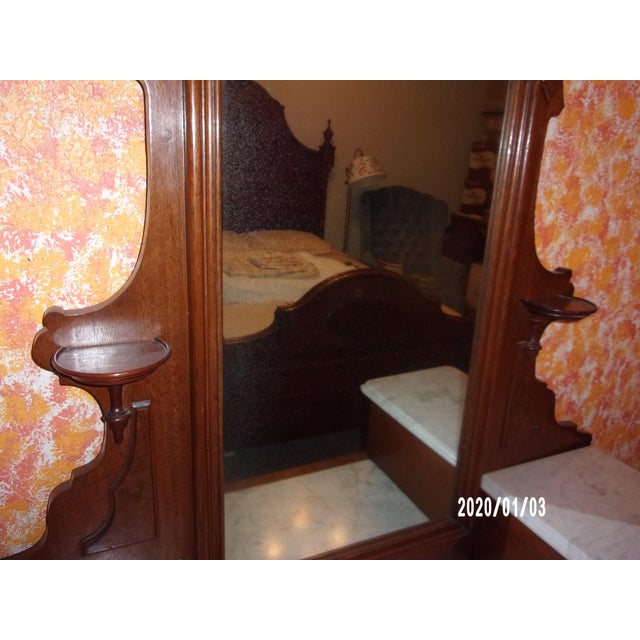 Late 19th Century Renaissance Revival Dresser W/Marble Top For Sale - Image 10 of 12