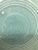 1980s Vintage Aqua Ceramic Plate With Stand For Sale - Image 5 of 8