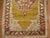 Early 20th Century Zabihi Collection Mustard Antique Turkish Scatter Throw Size Rug For Sale - Image 5 of 6