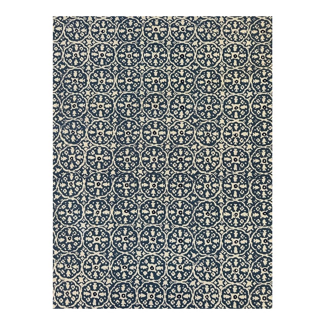 China Seas Nitik II Blue Fabric 8 Yards For Sale