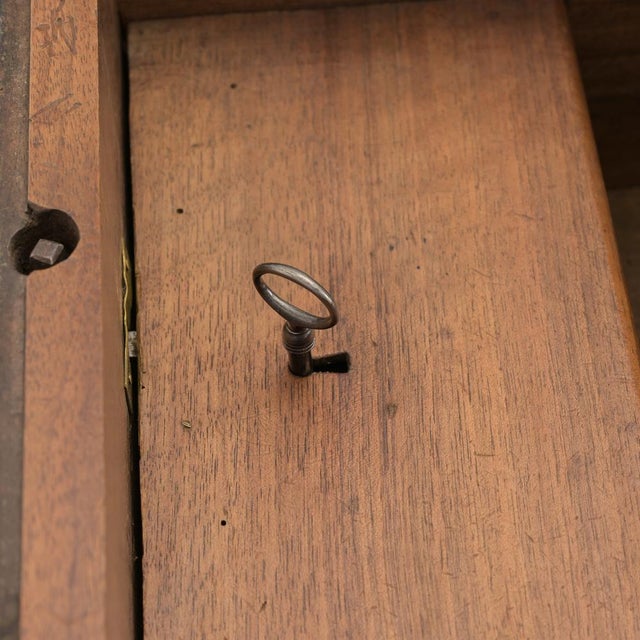 Baroque Travel Box in Mahogany with Brass Fittings, 1750s For Sale - Image 6 of 10