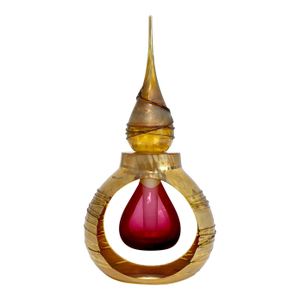 Vintage Roger Roland Studio Art Glass Perfume Bottle