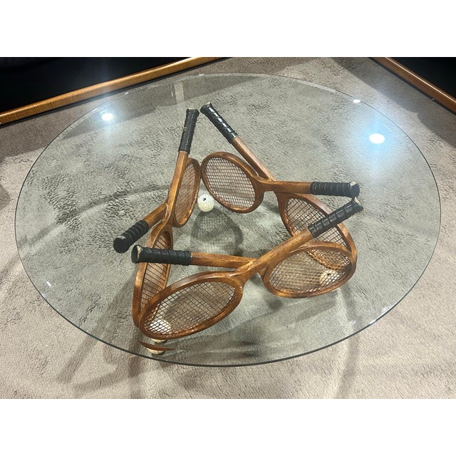 Modern Tennis Racket Coffee Table For Sale - Image 3 of 6
