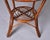 French Mid-Century Bent Rattan & Bamboo Side Table For Sale - Image 9 of 12