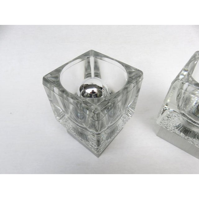 Silver Space Age Wall Lights from Peill & Putzler, 1970s, Set of 3 For Sale - Image 8 of 18