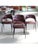 Burgundy Armchairs, 1950s, Set of 4 For Sale - Image 12 of 12