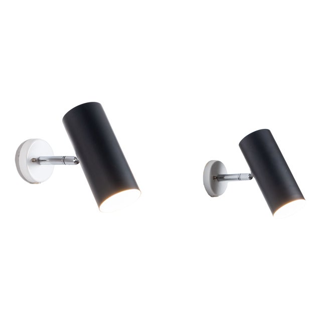 C1582 Adjustable Wall Lamps from Raak Amsterdam, 1960s, Set of 2 For Sale