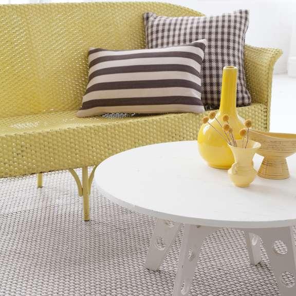 Contemporary Dash & Albert by Annie Selke Two-Tone Rope Platinum/Ivory Indoor/Outdoor Rug, 7' 6" x 9' 6" For Sale - Image 3 of 5