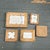 Wood Vintage Collection of 5 Miniature Picture Frames-Set of 5 For Sale - Image 7 of 7