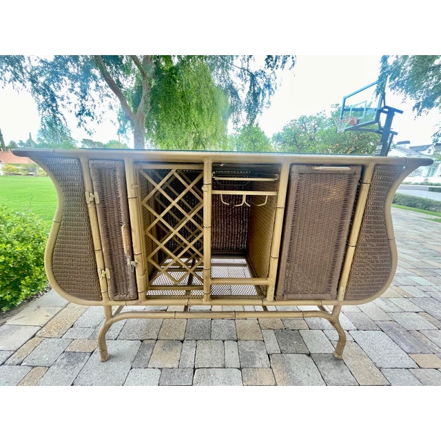 Vintage Tiki Bar For Sale - Image 4 of 12