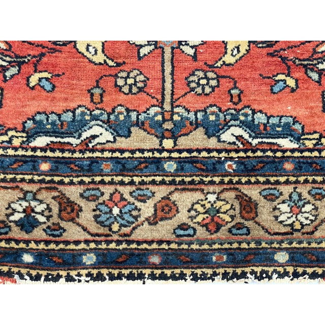Fine Antique Persian Malayer Wool Rug 3’0" X 5’0" For Sale In New York - Image 6 of 10