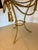 Gold Antique Italian Gilt Metal and Verde Marble Tassel Side Tables, 1920, Set of 2 For Sale - Image 8 of 14