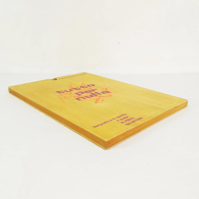 Ennio Pouchard, Collectible Set of Serigraphs by E. Pouchard, R. Crippa, v. Guidi, M. Pierro, P. Salvatore, Italy 1970., 1970, Wood & Paper For Sale - Image 3 of 18