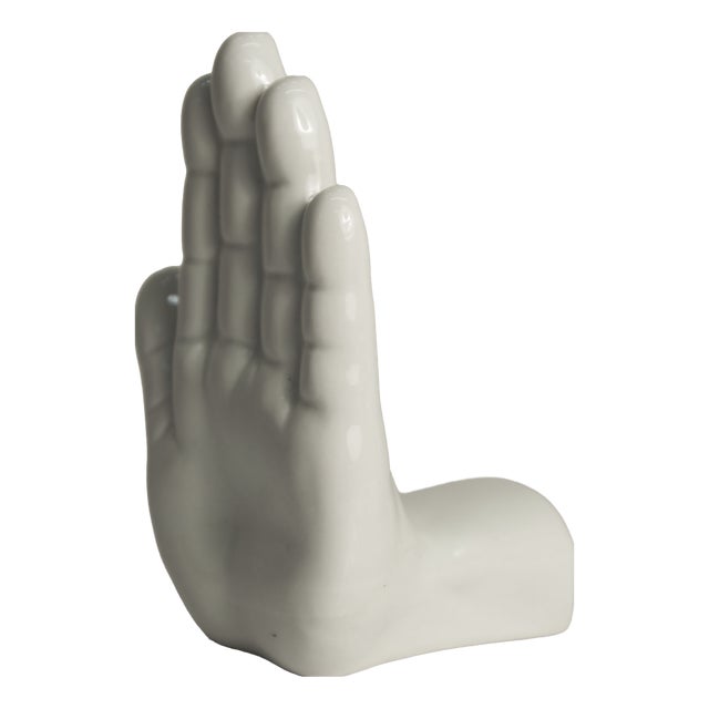 Left-Handed Ceramic Bookend or Decoration, 1980s For Sale