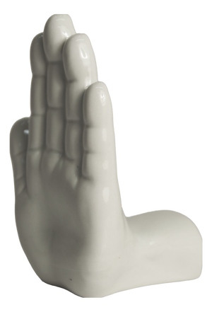 Left-Handed Ceramic Bookend or Decoration, 1980s