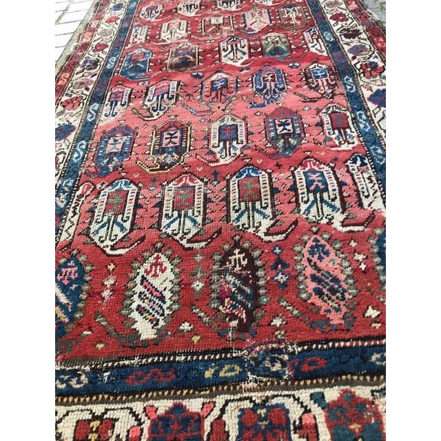 Antique Caucasian Kazak Rug For Sale - Image 15 of 18