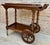 Mid-Century French Wooden Bar Cart Trolley, 1950s For Sale - Image 9 of 18